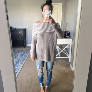 Chunky knit sweater